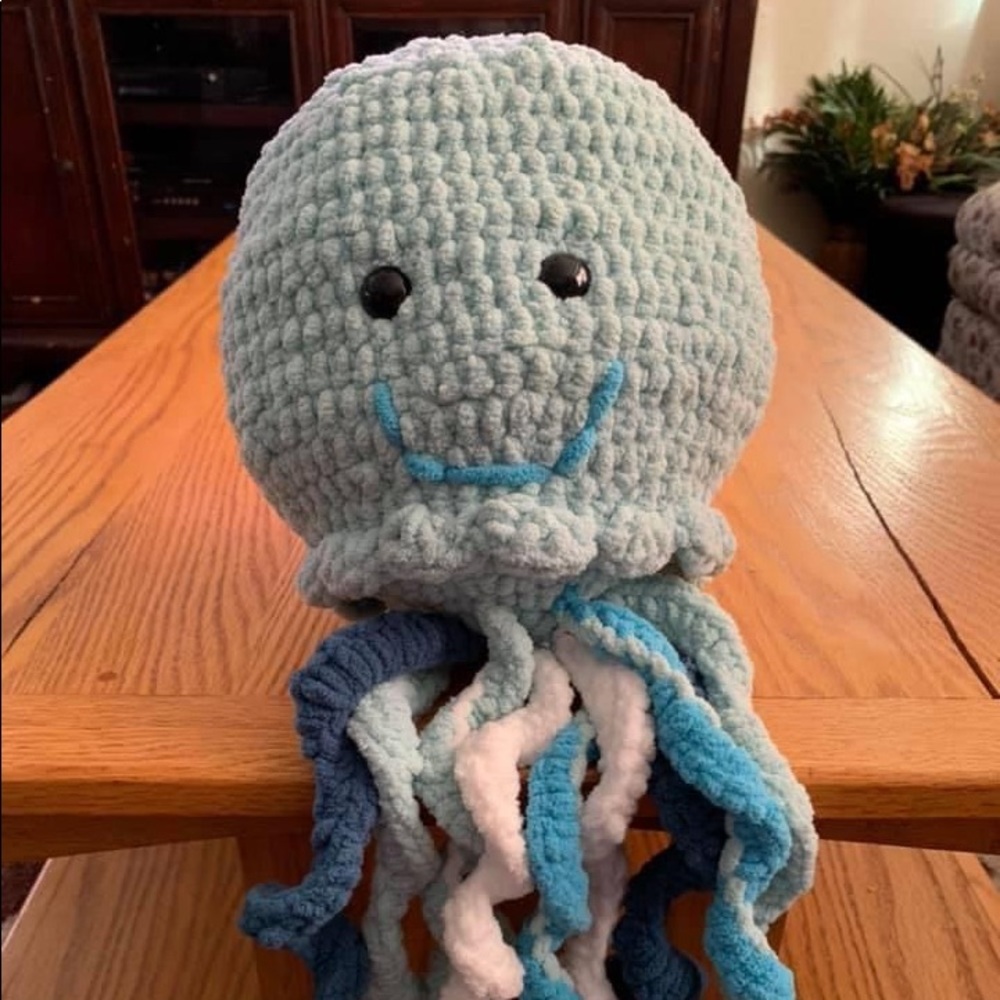 Hand Made Giant Stuffed Jellyfish